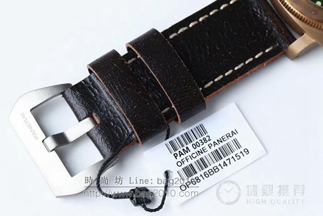 Panerai手錶 沛納海Pam382 沛納海高端男表 沛納海機械男士腕表  hds1295